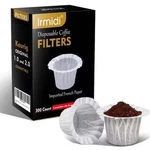 Irmidi 300 Disposable Coffee Filters Compatible With Count, Black. Fixed Price $24.44.