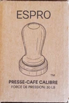 Espro Calibrated Coffee Tamper: Flat, 30 Lbs Tamping Force, 57MM Black. Fixed Price $90.00.