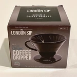 The London Sip Deluxe Ceramic Coffee Dripper CD2-B Black 1-4 Cups New In Box. Fixed Price $19.99.