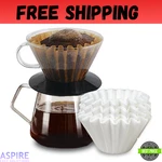 Kalita Wave 185 Coffee Filters 100CT Disposable Basket Paper 2-5 Cup Pour Over. Fixed Price $11.49.