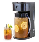 Homecraft HCIT3BS 3-QUART Black Stainless Steel Caf ' Iced Coffee And Tea. Fixed Price $46.00.