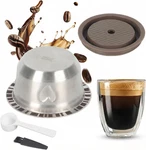 Heart Design 80ML/2.7OZ Double Espresso Size - Stainless Steel Reusable Pods For. Fixed Price $29.62.