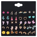 20 Pairs Women's Girls Hypoallergenic Cute Studs Earrings Stainless Steel Post. Fixed Price $12.99.