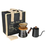 Sotech Pour Over Coffee Maker Set With Black Gooseneck Kettle, Wooden Pad Hol.... Fixed Price $91.45.