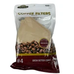 Fill Brew Disposable #4 Coffee Filters Jacent Cone Shape 100 Pcs Unbleached. Fixed Price $8.24.