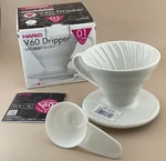 Nib Hario V60 Coffee Dripper White Ceramic VDC-01W/ 1-2 Cup/ Japan. Fixed Price $19.87.