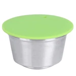 Silicone Stainless Steel Reusable Refillable Coffee Capsule Cup With Pressed.... Fixed Price $15.17.