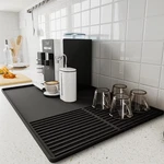 Silicone Coffee Mat With Raised Edges, 24'' X 16'', Bar For Countertops.... Fixed Price $28.39.