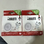 Bialetti Cup Moka Pot Gasket Seal & Filter Plate (2PACK) Bin A6/7 R1. Fixed Price $9.95.