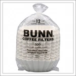 Bunn Coffee Filters 500 Count 12-CUP Commercial Grade Brewers Reg 6001 New. Fixed Price $12.00.