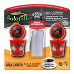 Solofill Universal Refillable K-cup Coffee Filter Compatible With Keurig Supreme. Fixed Price $13.99.