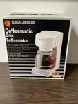 Vtg New Black & Decker Coffeematic Drip Coffeemaker DCM90 10CUP Made In Usa 1992. Fixed Price $83.67.