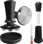 Espresso Tamper Calibrated Spring Loaded Coffee With Silicone Mat,stai.... Fixed Price $30.44.