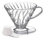 Hario V60 Plastic Coffee Dripper, Size 01, Clear. Fixed Price $16.19.
