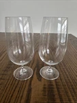 Set Of 2 Rona Crystal 18.5 Oz. Water Goblet Glass Made In Slovakia By Steelite. Fixed Price $16.97.