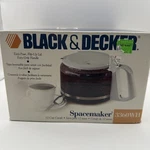 Black & Decker Spacemaker 12 Cup Replacement Carafe 3360WH New. Fixed Price $48.00.