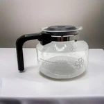 Mr Coffee Glass Replacement Pot Carafe 10 Cup Brown Flowers Excellent Condition. Fixed Price $6.50.