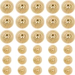 Framendino, 30 Pack Vintage Lion Head Buttons Gold, 15MM & 23MM. Fixed Price $19.70.