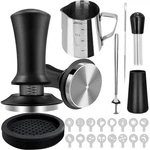22 Pcs 51MM Espresso Accessories Coffee Tamper Set With Wdt Tool. Fixed Price $40.65.
