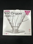 Hario V60 Plastic Coffee Dripper, Size 03, Clear. Fixed Price $21.84.