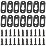 Framendino, 50 Black Metal Single Keyhole Hangers With Pack,. Fixed Price $11.04.