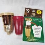 Fill 'n Brew Coffee For One Filters Reusable, Single Cup, New. Fixed Price $9.75.
