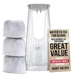 Keurig Starter Kit Replacement For 4.70 Inches - Short Holder, White, Clear. Fixed Price $26.75.