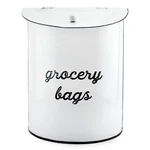 Auldhome Design Rustic Grocery Bag Holder; Wall-mounted Vintage Enamelware Fa.... Fixed Price $40.51.