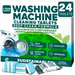 Sudstainables Washing Machine Cleaner Tablets 24PACK Deep Odor & Resi.... Fixed Price $20.86.