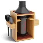 Hexnub Aeropress Organizer Stand, Bamboo Coffee Compact, Brown Mats. Fixed Price $39.51.