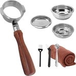 New Neouza 58MM Bottomless Portafilter - Breville Compatible Rosewood Handle. Fixed Price $20.00.