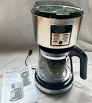 Black+decker CM1331S 12-CUP Programmable Coffee Maker Machine Glass Carafe. Fixed Price $15.00.