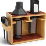 Hexnub Bamboo Organizer For Aeropress, Coffee Caddy Station Holds. Fixed Price $65.65.