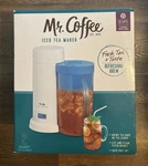 Mr. Coffee Iced Tea Maker With 2 Quart Pitcher Blue New Sealed. Fixed Price $54.95.
