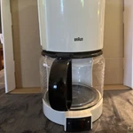Braun Aromaster KF400 10 Cups Coffee Maker KF420- White Descaled And Tested. Fixed Price $62.50.