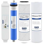 Ipw Industries Inc. 4-STAGE 10" Ro Water Filter Set Coconut Shell Fits Under-si. Fixed Price $28.49.