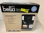 Bella Pro Barista Elite Espresso Drink Station 20-BAR One-touch Stainless 90277. Fixed Price $79.80.