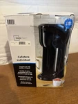 Mainstays Single Serve Dual Brew Coffee, Black, Model 202140 Damaged Box. Fixed Price $15.00.