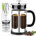Ymmind French Press Coffee Maker (34OZ 1QUART 5-6CUP) Oz, Silvery. Fixed Price $28.64.