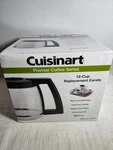 Cuisinart DCC-1200PRC Glass Carafe Black. Fixed Price $11.00.