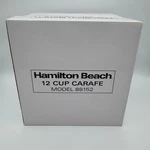Hamilton Beach 12 Cup Glass Carafe For Model 43255, 88152, 990117800 New In Box. Fixed Price $20.00.