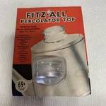 Nos Fitz-all Replacement Percolator Top,no 135, Tops Mfg Inc 1969. Fixed Price $10.00.