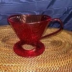 Melitta Signature Series 1 Cup Pour-over Coffee Brewer, Tritan Red. Fixed Price $12.99.