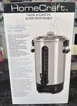 Homecraft 100-CUP Coffee Urn And Hot Beverage Dispenser With Dripless Faucet. Fixed Price $74.97.