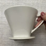 Cilio C104943 Porcelain Coffee Filter/holder Pour-over, 4/MEDIUM, White. Fixed Price $24.99.