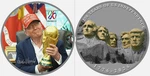 Donald Trump Gold Silver Coin World Cup 2026 Autograph 1776 250 Years Of Usa. Fixed Price $17.31.