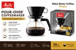 New Melitta Pour-over Coffee Maker W/ Brewing Cone & Glass Carafe 36OZ. Fixed Price $13.00.