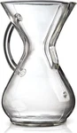 Chemex Pour-over Glass Coffeemaker Handle Series 6-CUP Clear. Fixed Price $71.12.