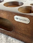Espresso Walnut Tamping Station Storage Coffee Tamper 51 - 54MM. Fixed Price $29.99.