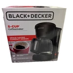 Black+decker 5-CUP Coffeemaker DCM600B. Fixed Price $29.05.